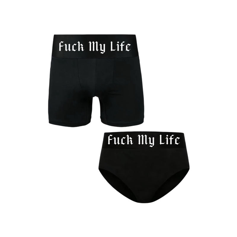 From the Erebus 25Fw “Fml” Letter Print High-Waisted Underwear for Men and Women From the Erebus 25Fw “Fml” Letter Print High-Waisted Underwear for Men and Women