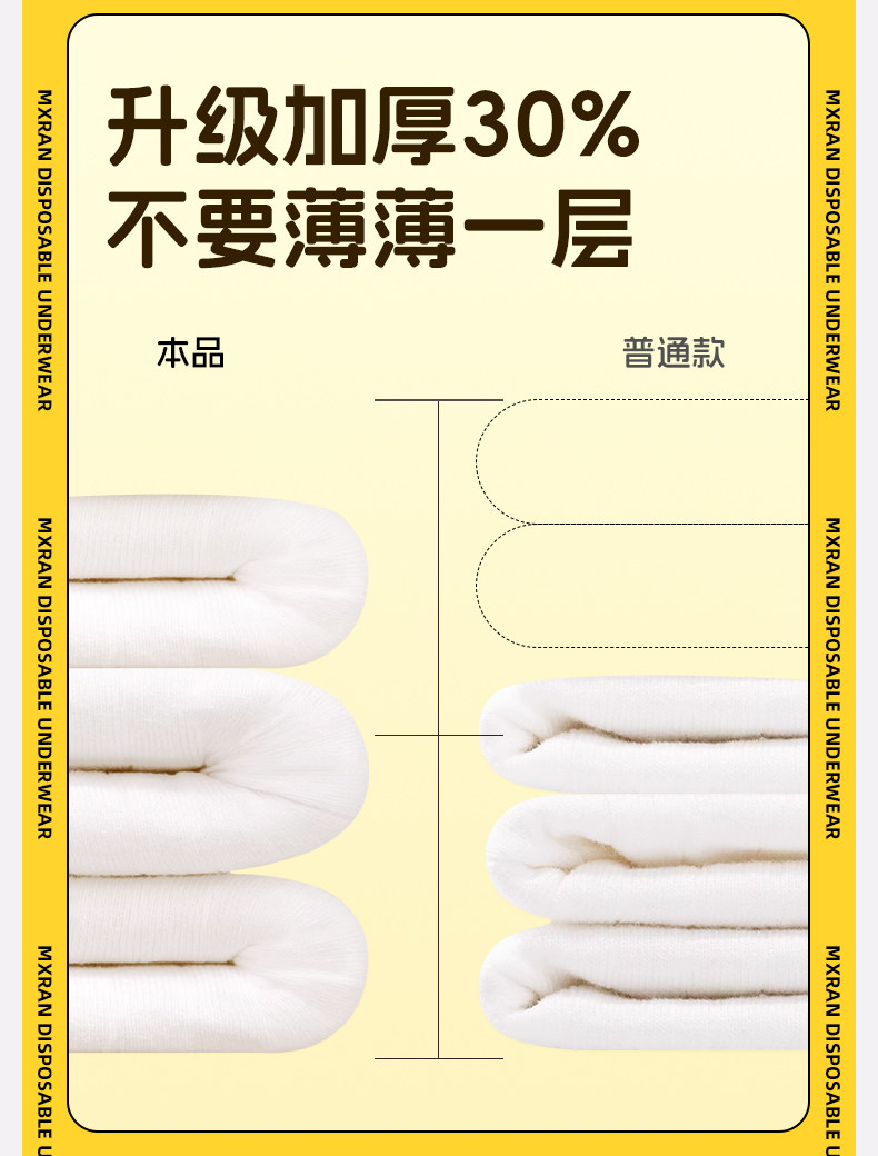 棉小然一次性内裤女泡芙裤无菌孕产妇日抛月子待产出差旅行 — 20