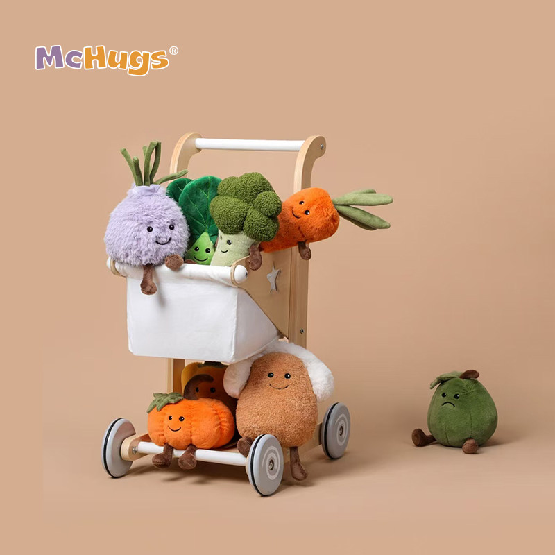 Овощная серия McHugs Креативные куклы, Спящие куклы-держатели, плюшевые успокаивающие игрушки, Подарки на День рождения для детей, подарки Изображение 1