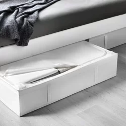 Under-Bed Fabric Storage Box, Under-Bed Organizer, Oxford Cloth Flat Ultra-Thin Clothes and Quilt Storage Box, Extra-Large for Home Use