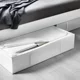 Under-Bed Fabric Storage Box, Under-Bed Organizer, Oxford Cloth Flat Ultra-Thin Clothes and Quilt Storage Box, Extra-Large for Home Use