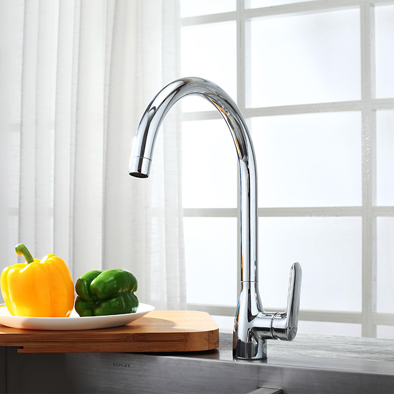 Kohler Kitchen Faucet Sink Basin Rotatable Hot and Cold Water Faucet Anti-Splash Dishwashing Sink Faucet 99480t Kohler Kitchen Faucet Sink Basin Rotatable Hot and Cold Water Faucet Anti-Splash Dishwashing Sink Faucet 99480t