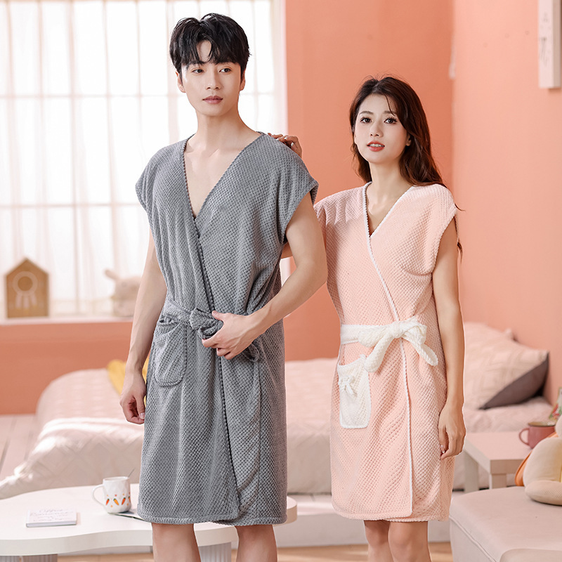 Men's Bath Towel Can Be Worn and Wrapped Around, Men's Special Pure Cotton Bath Towel, Absorbent, Women's Couple Bathrobe, 2024 New All-Cotton Student Men's Bath Towel Can Be Worn and Wrapped Around, Men's Special Pure Cotton Bath Towel, Absorbent, Women's Couple Bathrobe, 2024 New All-Cotton Student