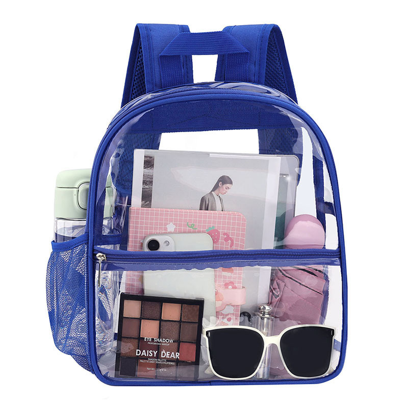 Transparent Backpack for Men and Women, Large Capacity Pvc Plastic Jelly Swimming Backpack, Children's Bag, Beach Waterproof School Bag