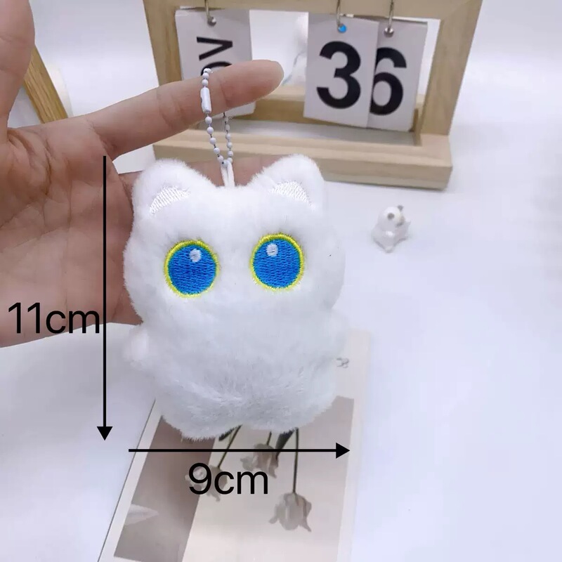 Popular Big-Eyed Black Cat Plush Toy Doll Pendant Cute Squeaky Black Kitten Bag Keychain Ornament Popular Big-Eyed Black Cat Plush Toy Doll Pendant Cute Squeaky Black Kitten Bag Keychain Ornament