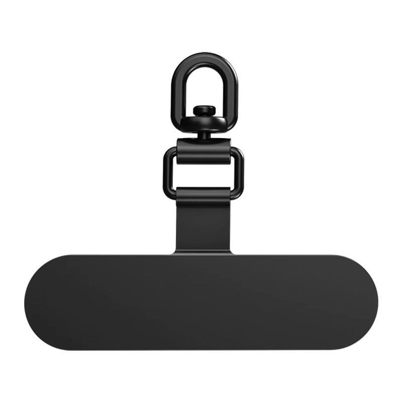 Mobile Phone Lanyard Spacer Stainless Steel Ultra-Thin Clip Back Sticker Connecting Piece Metal 360-Degree Rotating Hanging Piece Anti-Lost Sticker