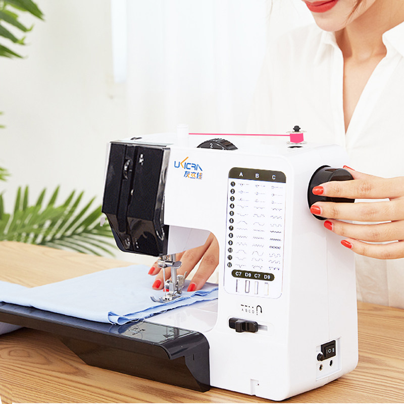 Friendly Fully Automatic Home Electric Sewing Machine Small with lock side Mini clothes car Family eat a thick tailoring machine-Taobao