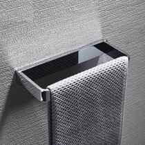 German high-end square towel ring full copper solid towel hanger European bathroom hardware pendant 20cm without punching