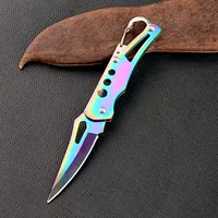 Outdoor Mini Keychain Knife Portable Paring Folding Knife Ta