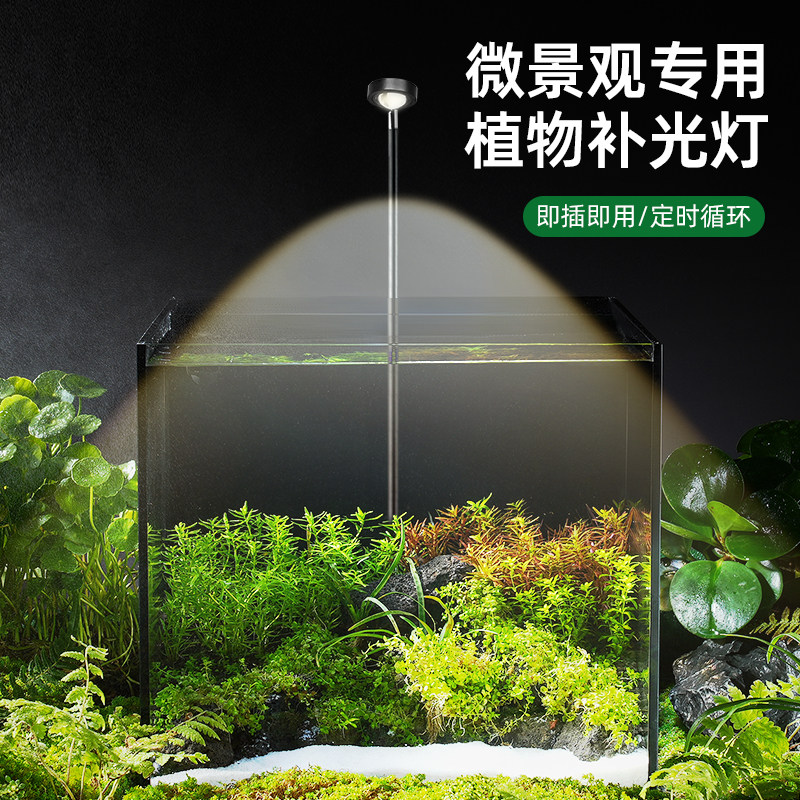 微景观植物生长灯全光谱阳台室内多肉盆栽落地光照热植专用生长灯