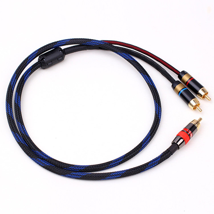 Canare L-4E6S active subwoofer one point two single lotus to double lotus audio signal line