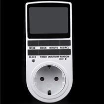 Smart home electronic timer with large screen timer switch and socket automatic power off (UK Europe America and Australia regulations)