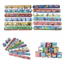 NewMarioBrosWristStrapChildrenClapRingSlapBracelets