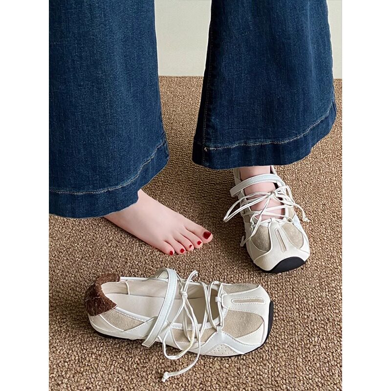DHWA Women's Mechanical Ballet Mary Jane Shoes, Spring/Summer 2026 New Casual Shoes, Sporty Single Shoes
