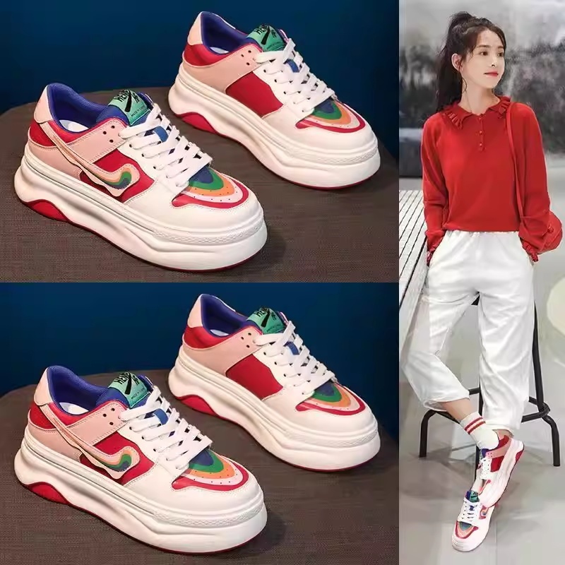 Versatelly Official Genuine Women's Shoes, Yuanyang Dad Shoes, Women's Thick-Soled Height-Increasing Sports Casual Sneakers