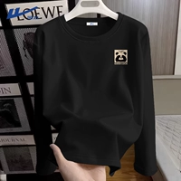 [100%хлопок] черный (сундук с счастливой пандой)