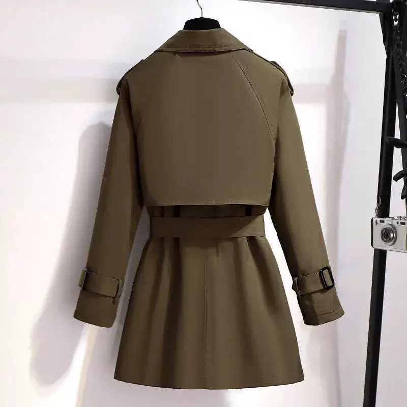 Демисезонное длинное trench coat, до колена, британский стиль, яркий цепляющий стиль