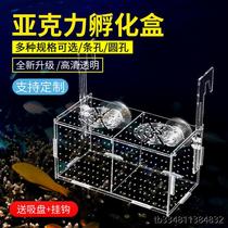 Fish tank isolation box guppy breeding box transparent acrylic hatching box turtle small tropical fish fry and juvenile fish delivery room