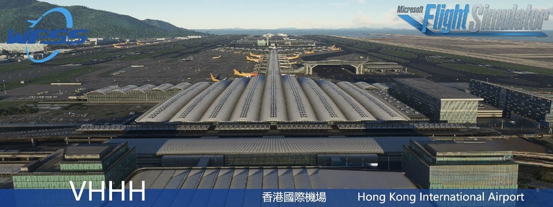 Microsoft Flight Simulator 2020/2024, Vhhh Hong Kong International Airport/Redcliffe Corner International Airport, Wfss