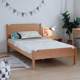 Children's bed all solid wood single bed small bed boy girl princess Nordic log bed children's furniture cherry red oak