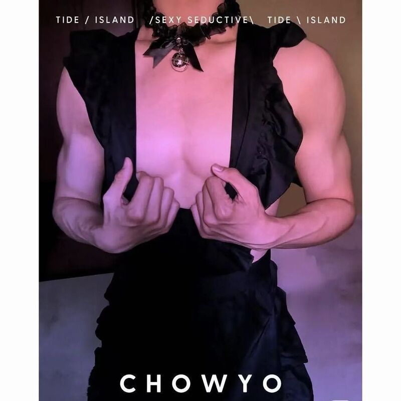 Men's Sexy Maid Outfit, Men's Lingerie, Pure Desire Cosplay, Cross-Dresser, Gay Nightclub Male Model, Hot Uniform Men's Sexy Maid Outfit, Men's Lingerie, Pure Desire Cosplay, Cross-Dresser, Gay Nightclub Male Model, Hot Uniform