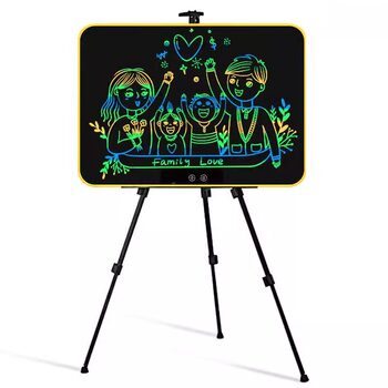 Lcd Handwriting Board Shelf for Art Students, Kidsren's Foldableing Portable Drawing Board, Blackboard Lift Set, Bracket Type Painting