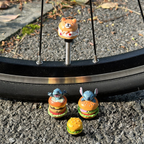 Bicycle valve core cap mouth cover motorcycle beauty mouth universal personality childrens mountain bike road bike small accessories