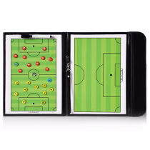 Air Tactician Football Tactical Board Football Tactical Board 2 5 Fold Coach Display Board Color Folding Band Magnetic Drill Finger