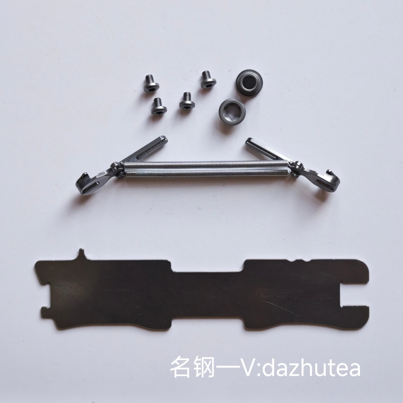 Minggang Micro Technology 390 Steel Edition Third Generation Daling Deep Engraving Mark 7075 Aluminum Alloy Handle with Screw Set