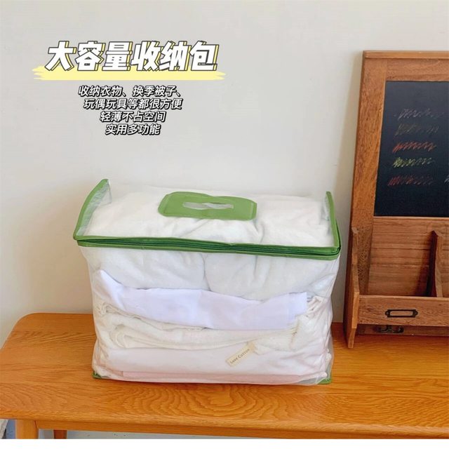 Transparent waterproof storage bag clothes underwear air conditioner