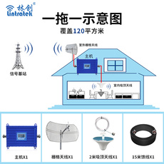 DIY аксессуары 山区农村手机信号放大增强器移动联通电信三网合一扩大接收4g
