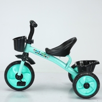New toy car baby single child tricycle rear push rod baby child pedal boy auxiliary artifact