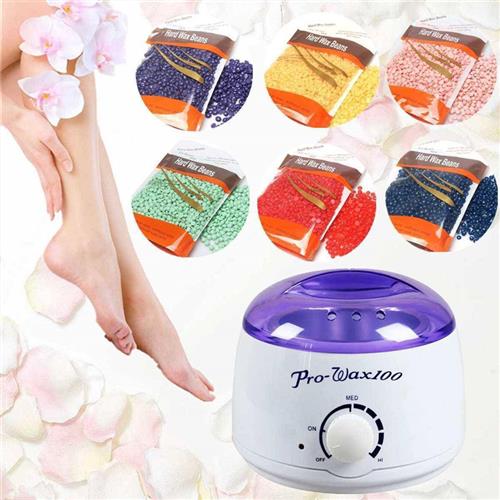 Hard Wax Waxing Hair Pellet Removable Beans Wax Warmer Heate -