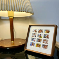 Black walnut tenon and tenon solid wood photo frame for photo printing 678-inch Chinese style custom diy high-end picture frame wall hanging