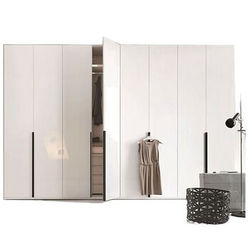 Chengdu manufacturer whole house furniture customization door to top wardrobe customization open wardrobe bedroom cloakroom customization