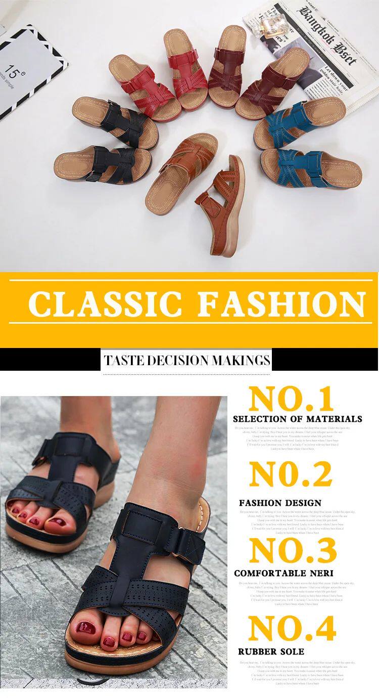 Мода снега сапоги 2023 summer women wedge sandals premium orthopedic open toe OTHER