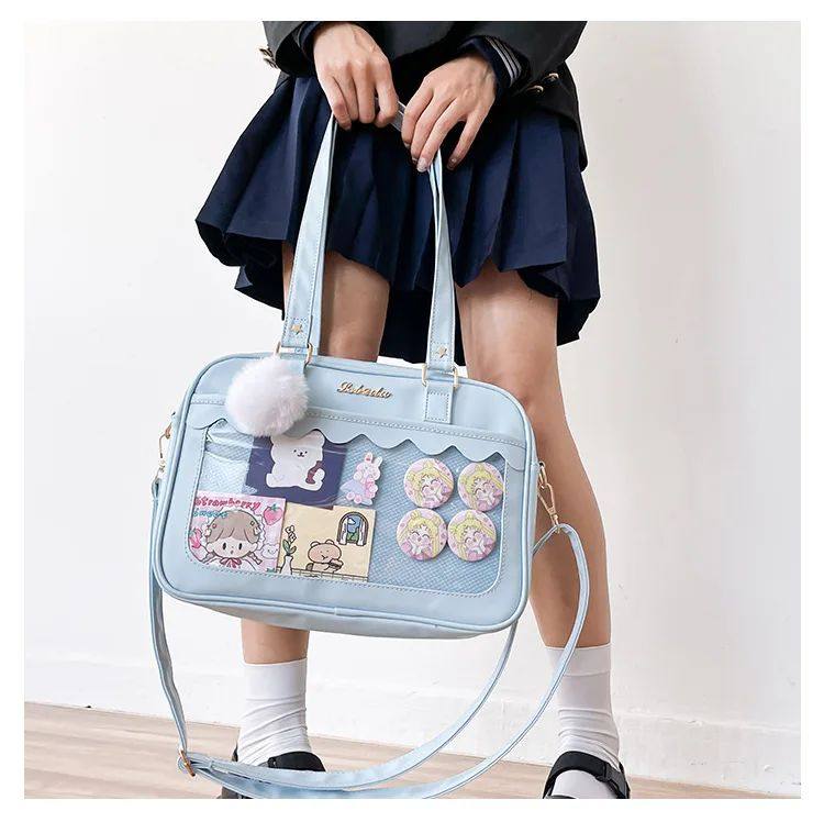 Japanese Kawaii Shoulder Bag For Women кожзаменитель Leather Itabag Tra OTHER / Other 