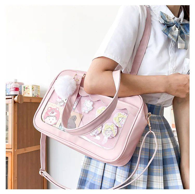 Japanese Kawaii Shoulder Bag For Women кожзаменитель Leather Itabag Tra OTHER / Other 