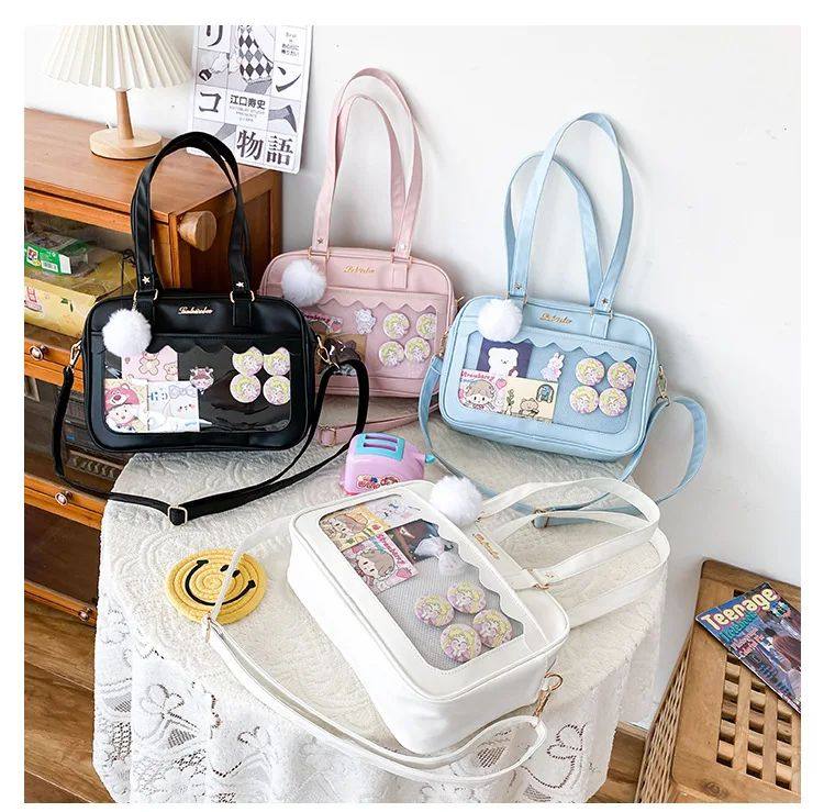 Japanese Kawaii Shoulder Bag For Women кожзаменитель Leather Itabag Tra OTHER / Other 
