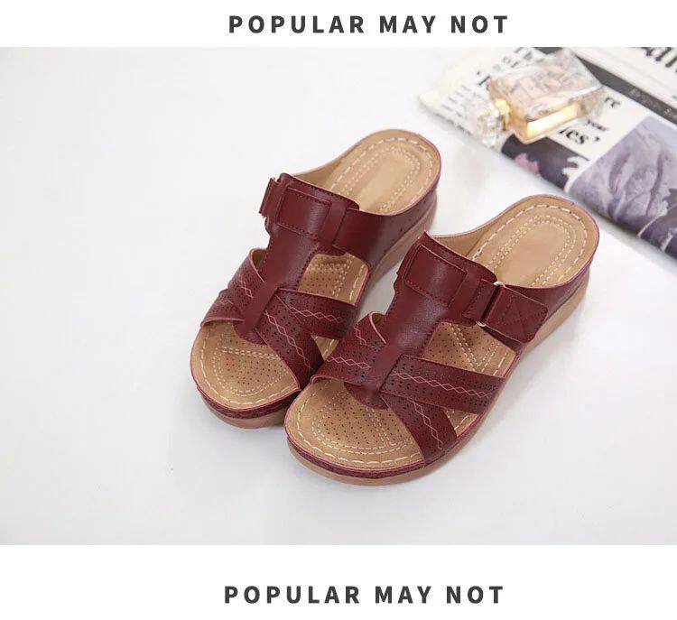 Мода снега сапоги 2023 summer women wedge sandals premium orthopedic open toe OTHER