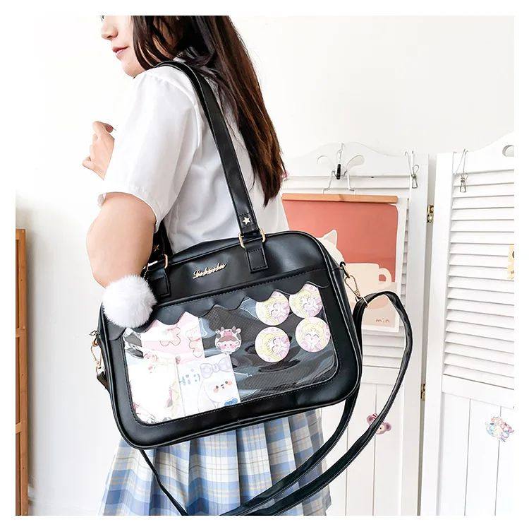 Japanese Kawaii Shoulder Bag For Women кожзаменитель Leather Itabag Tra OTHER / Other 