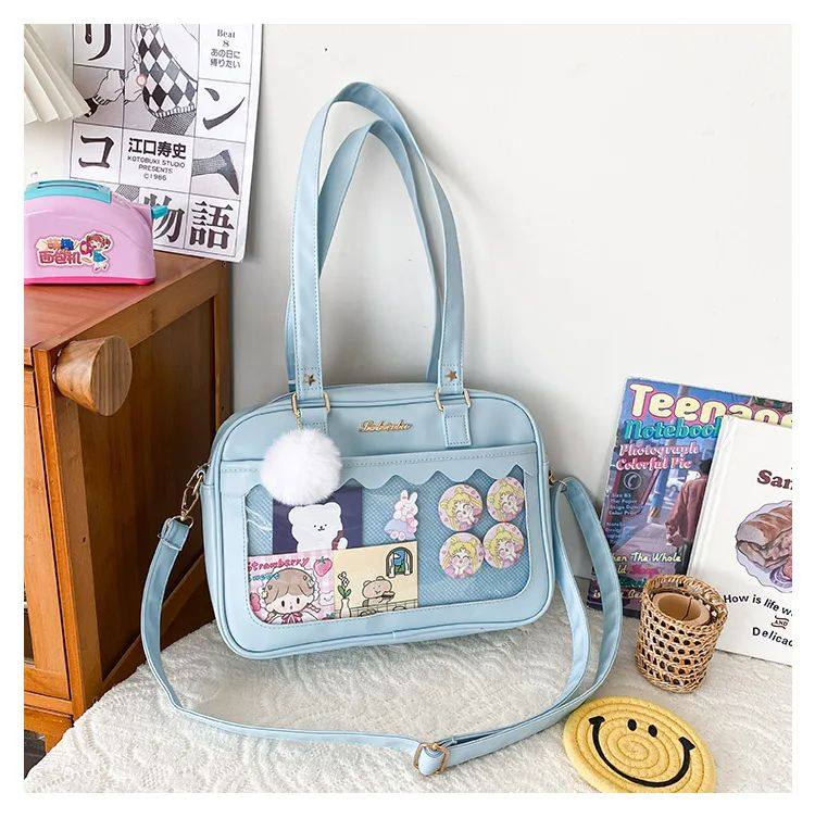 Japanese Kawaii Shoulder Bag For Women кожзаменитель Leather Itabag Tra OTHER / Other 