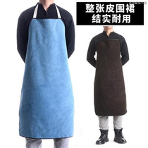Cow leather apron for electric welders argon arc welders anti-spark anti-flame-retardant anti-radiation high-temperature work protection