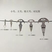 Flying Tiger Hook Stainless Steel Claw Hook Gravity Hook Outdoor Wild Adventure Survival Hook Lifesaving Flying Tiger Claw Survival Flying Hook