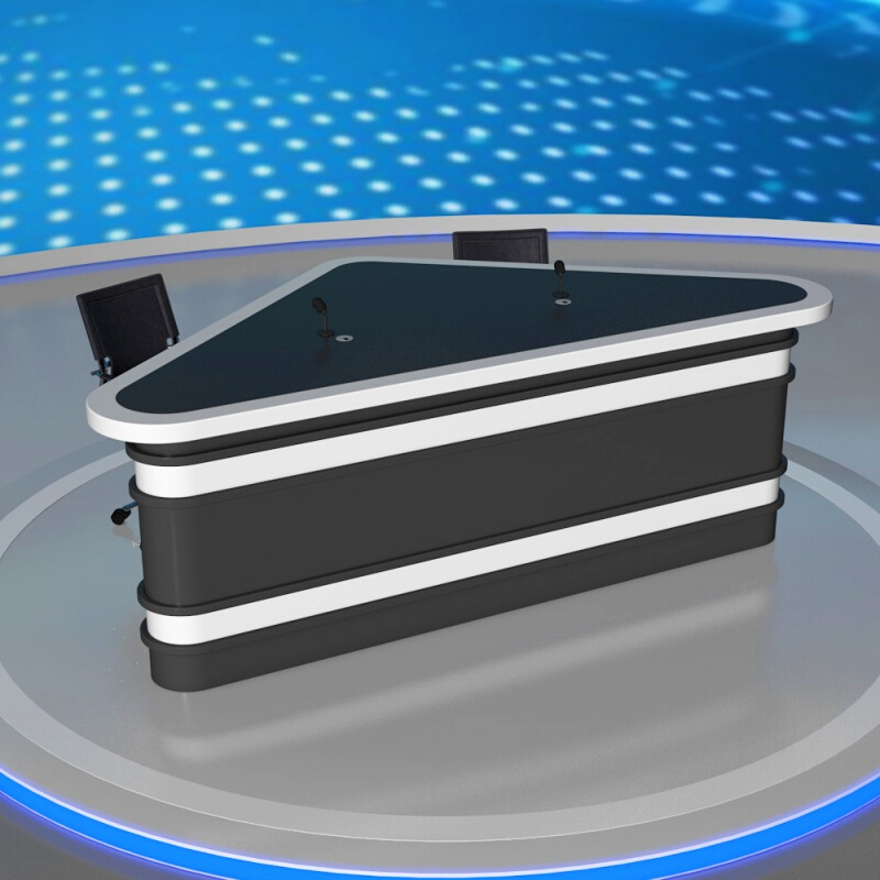 Podcast table TV studio studio live desk interview table hosted press table Podcast table Podcast table Control B-Taobao