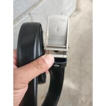 Old 87 classic 97 leather roller inner belt classic smooth buckle alloy belt