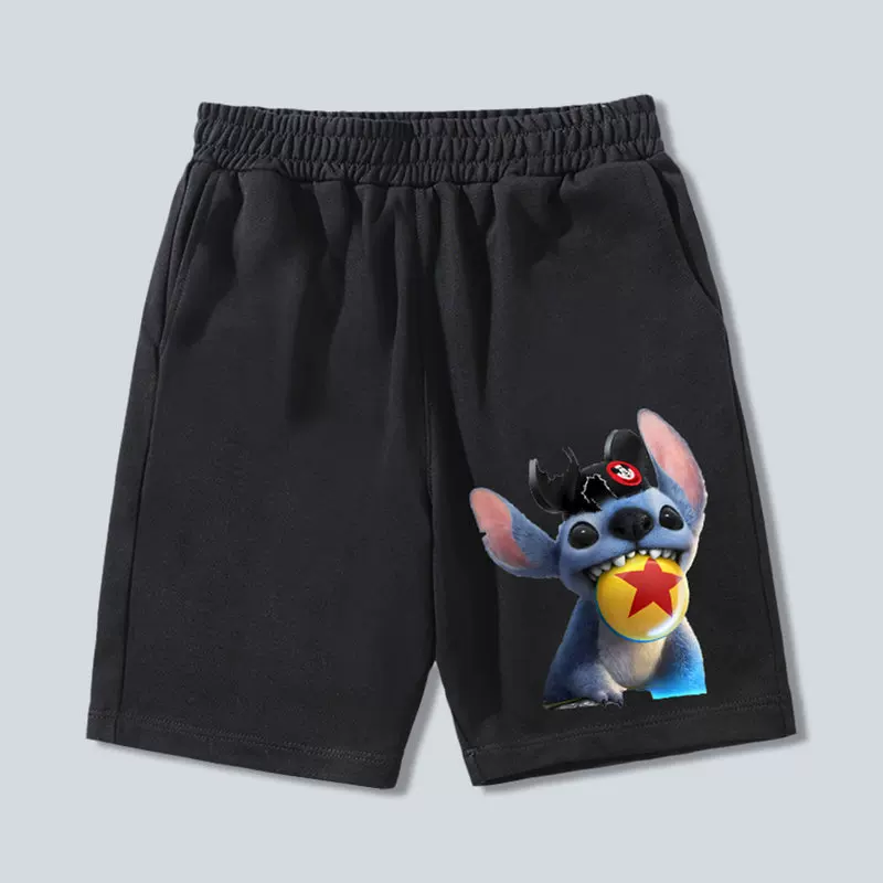 Stitch movie shorts men's pants five-quarter pants Lilo and Stitch thin loose summer style versatile