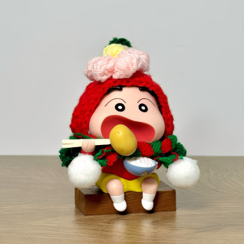 New Year Limited Edition Potato Figurine Creative Cartoon Car Decoration Anime Peripheral Desktop Ornament