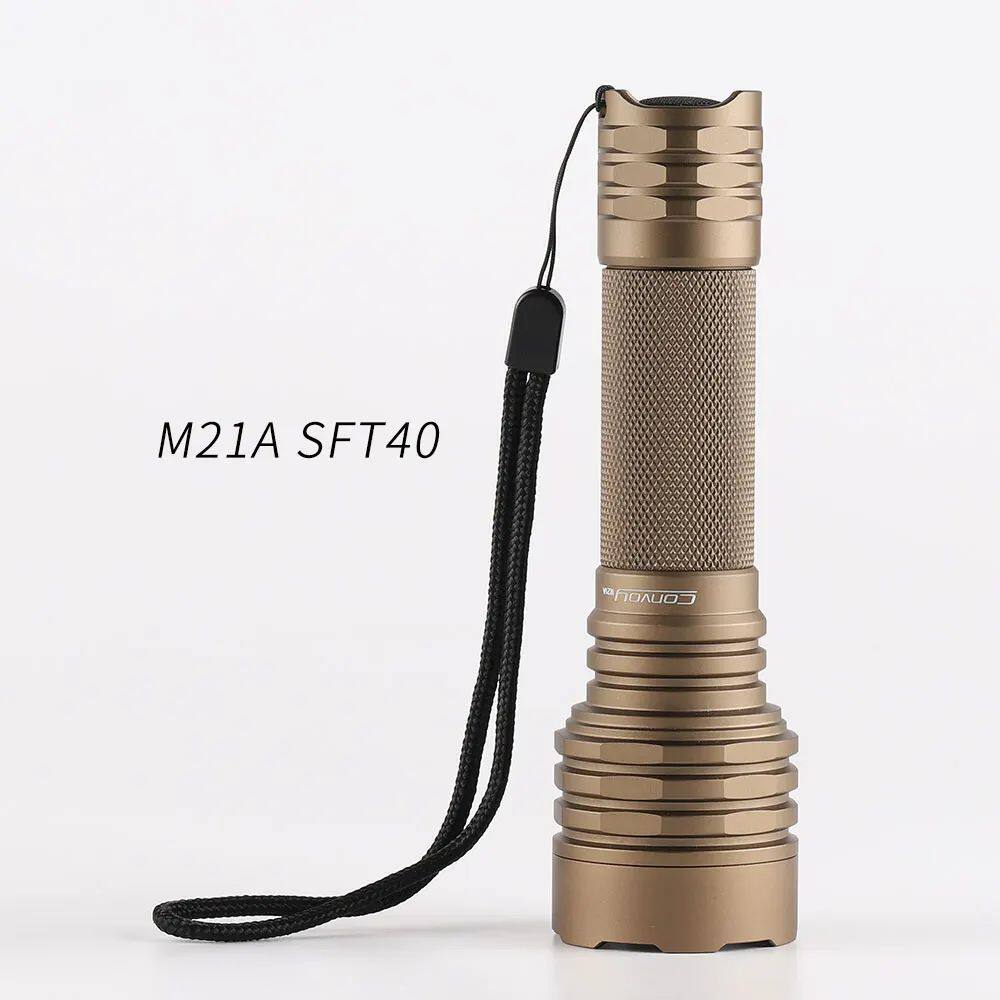 Convoy M21A with luminus SFT40copper DTP board and ar-coate -