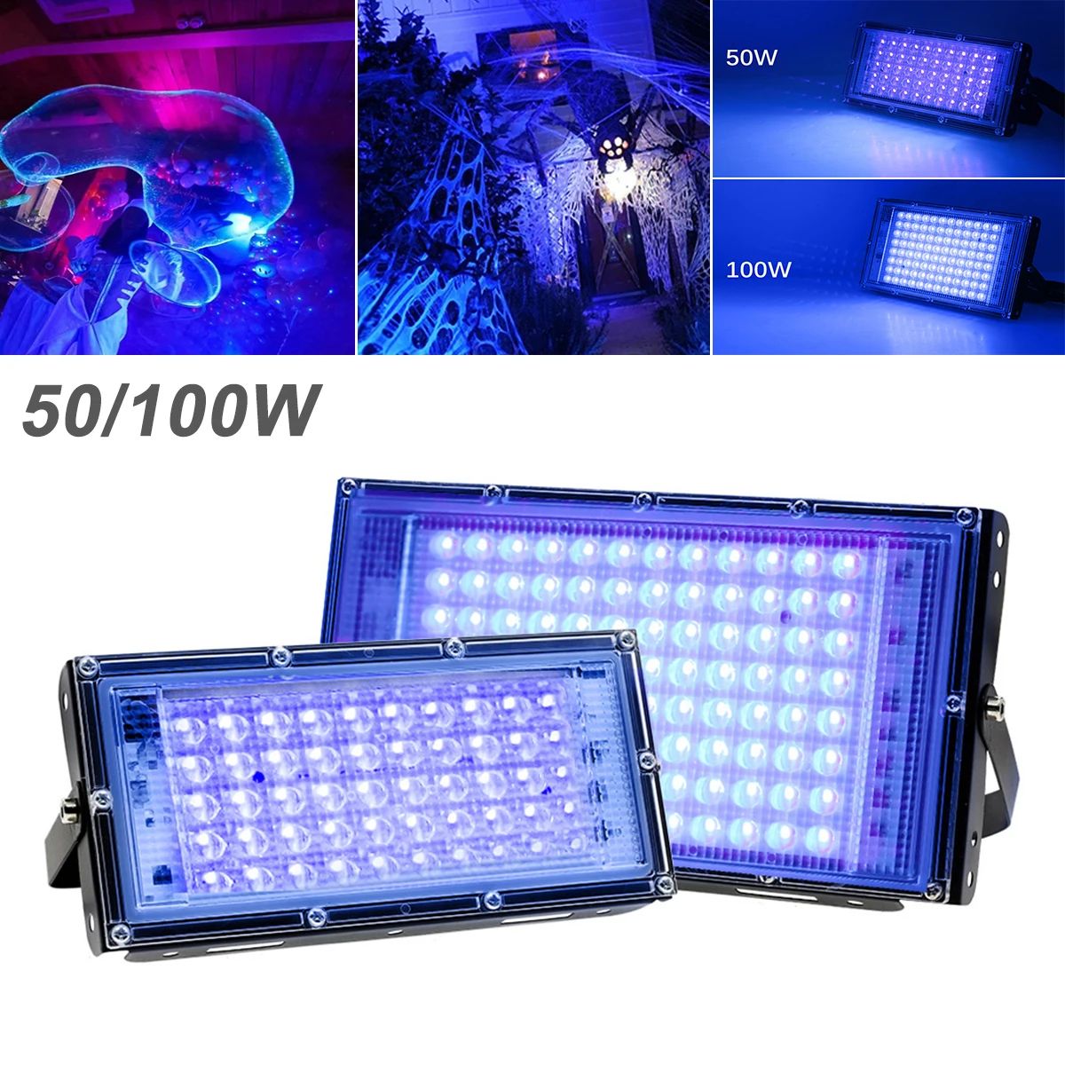 50W 50W 100W UV LED Flodlight IP65 Super Waterproof UVC Lights -